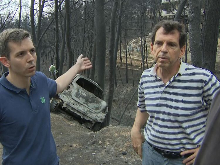 Alex Rossi paquet grèce - Thanos Katsardyirs croire shis oncle est mort dans la voiture en essayant de fuir