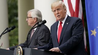 Jean-Claude Juncker et Donald Trump