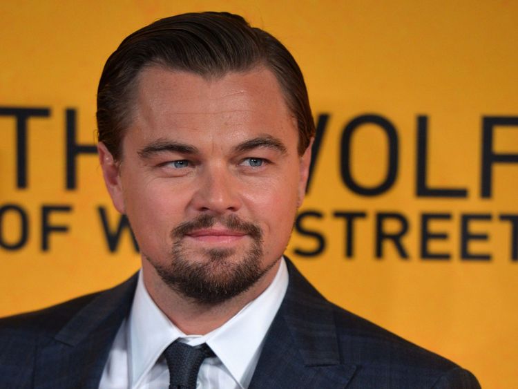 Leonardo DiCaprio à la première du Loup de Wall Street