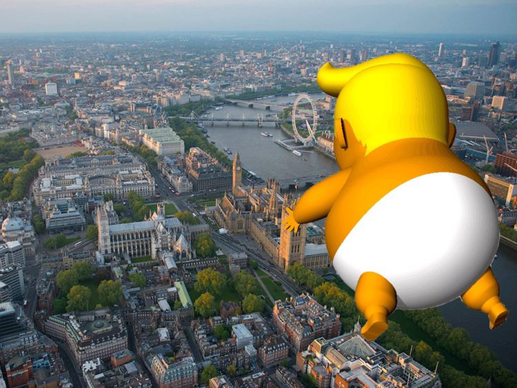 Pic: Trump Baby Royaume-Uni