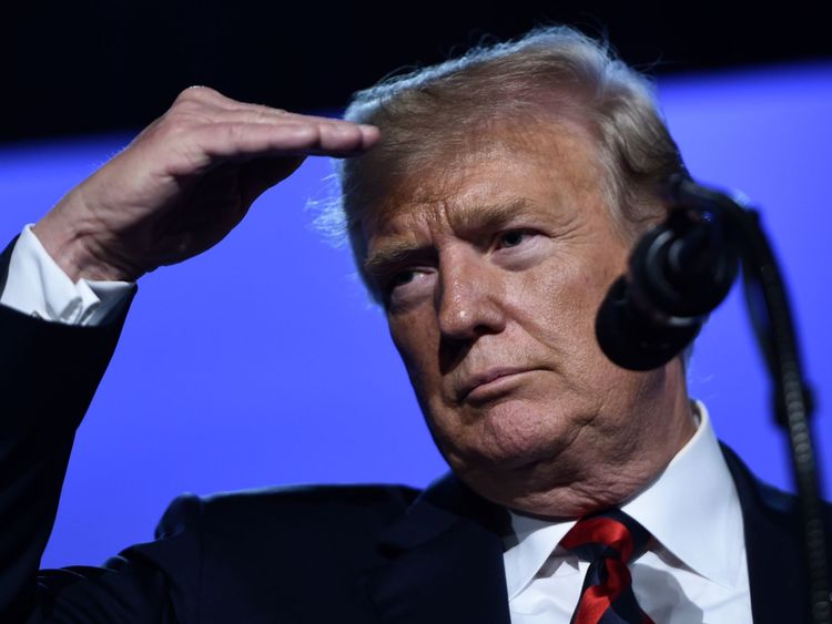 Donald Trump parle à Bruxelles avant sa tournée au Royaume-Uni