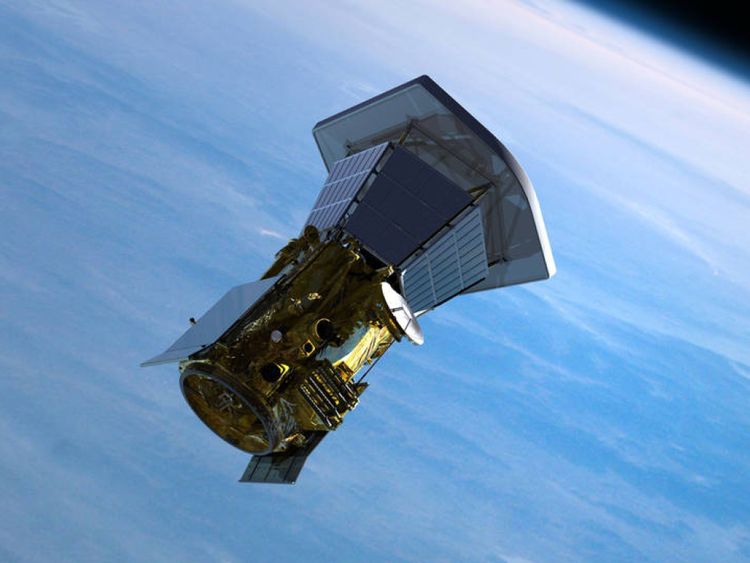 Illustrations du vaisseau spatial Solar Probe Plus quittant la Terre. Pic: JHU / APL
