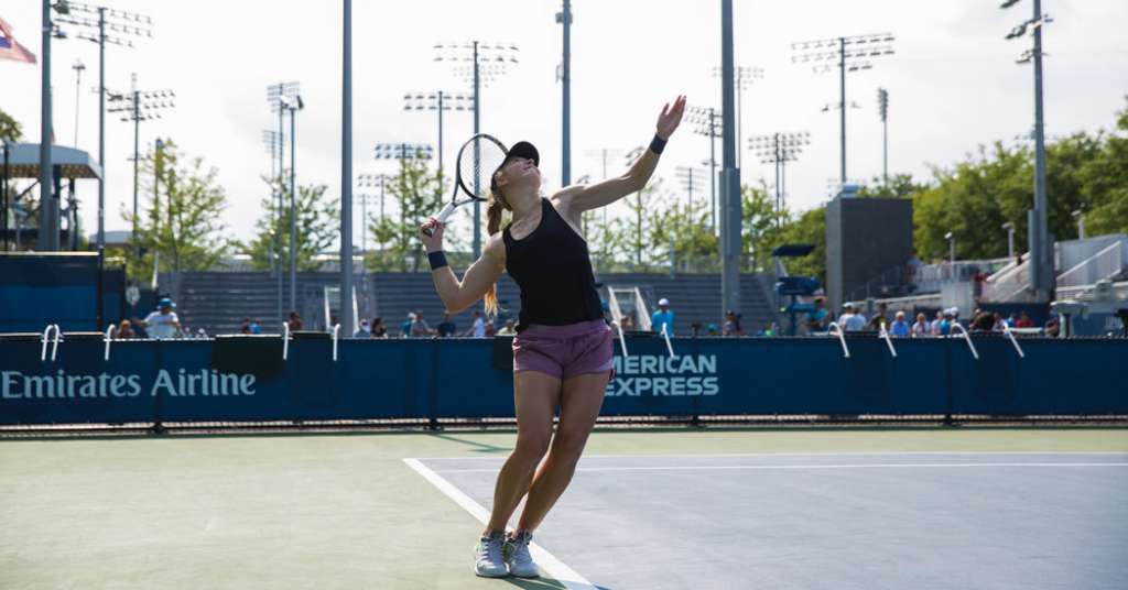 Sur le tennis: une vue improbable sur le côté opposé d'un qualificatif improbable