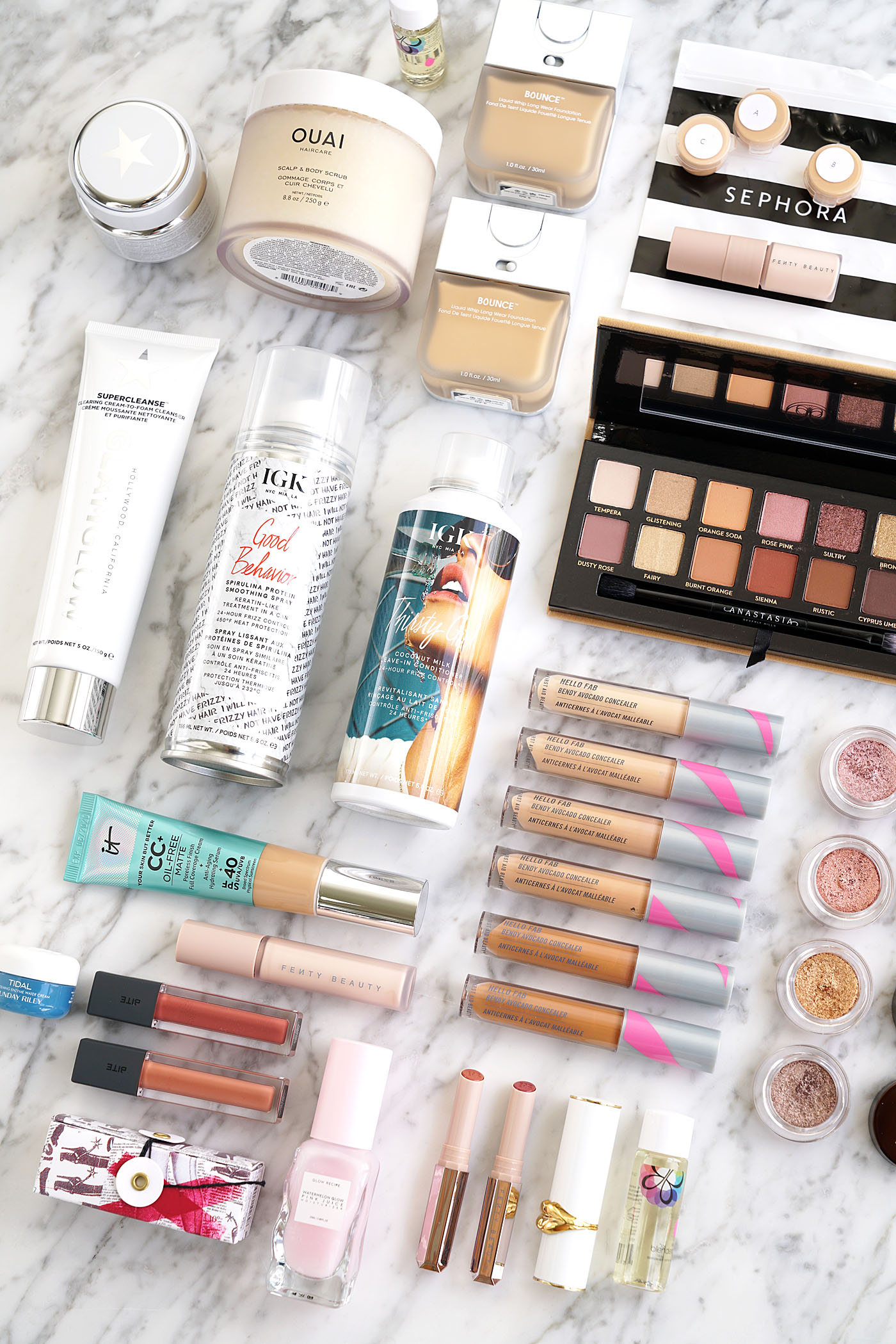 Sephora Haul Picks Ouai, Recette Glow, IGK, Bite Beauty, Glamglow | Le livre de beauté