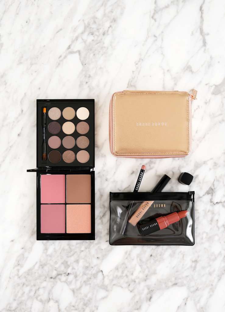 Ensemble Bobbi Brown Deluxe Eye + Cheek et Trio Nude Lip Color