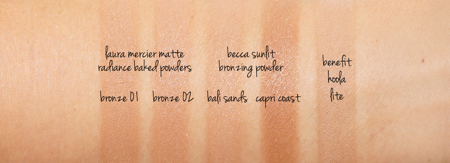 Bronzers pour des tons de peau claire de Laura Mercier, Becca et Benefit