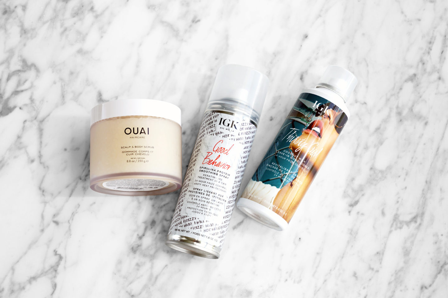 Haul Ouai Scalp Scrub, Spray De Kératine IGK