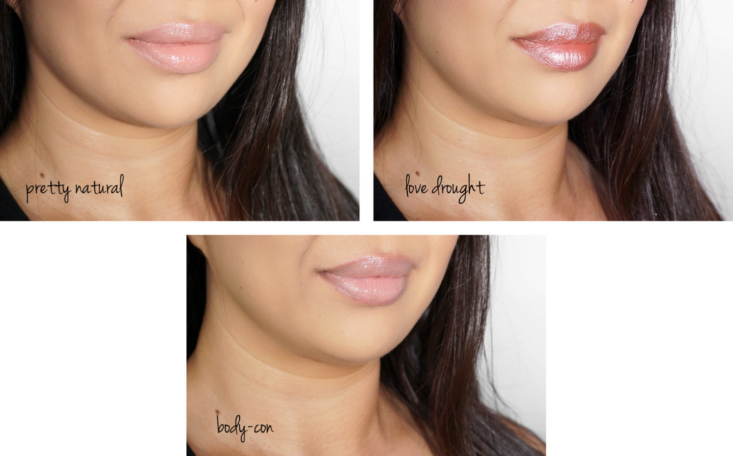 MAC Lip Trio Nude Nordstrom: Assez naturel, Love Drought, Revue de Body-Con et des échantillons