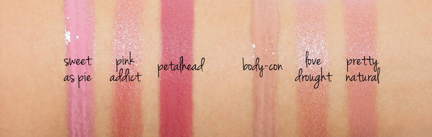 Nuancier MAC Lip Trio Nude et Lip Trio Rose