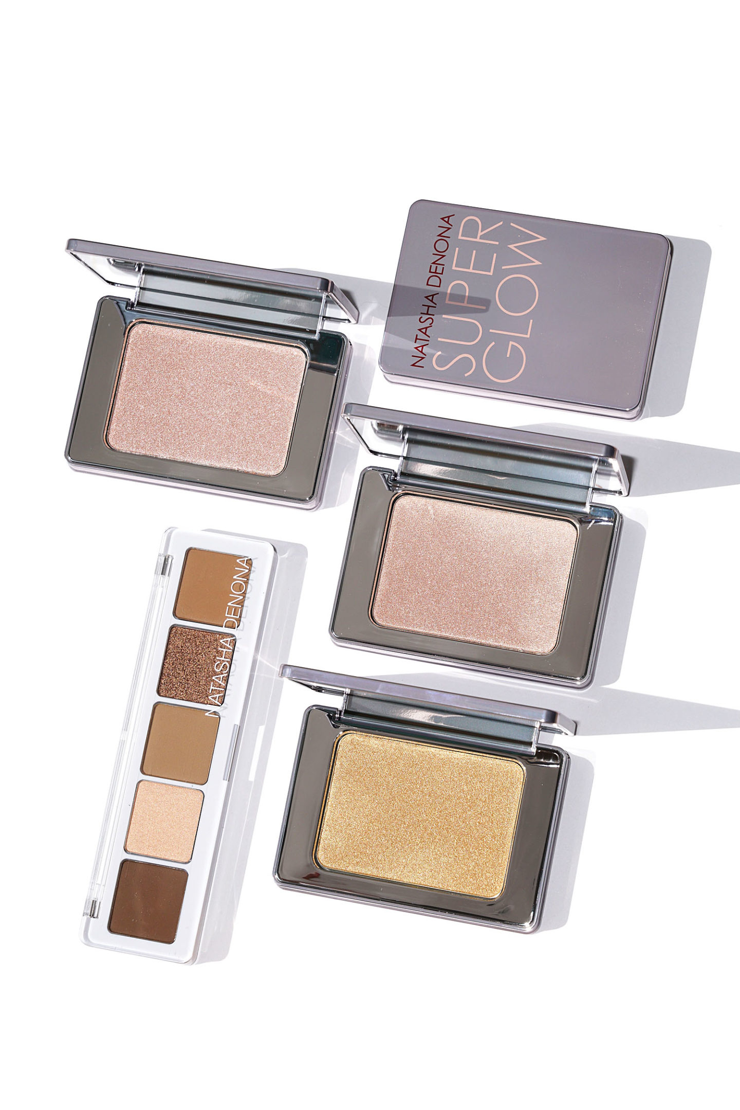 Natasha Denona Super Glow Highlighting Poudre et Palette Ombre à Paupières