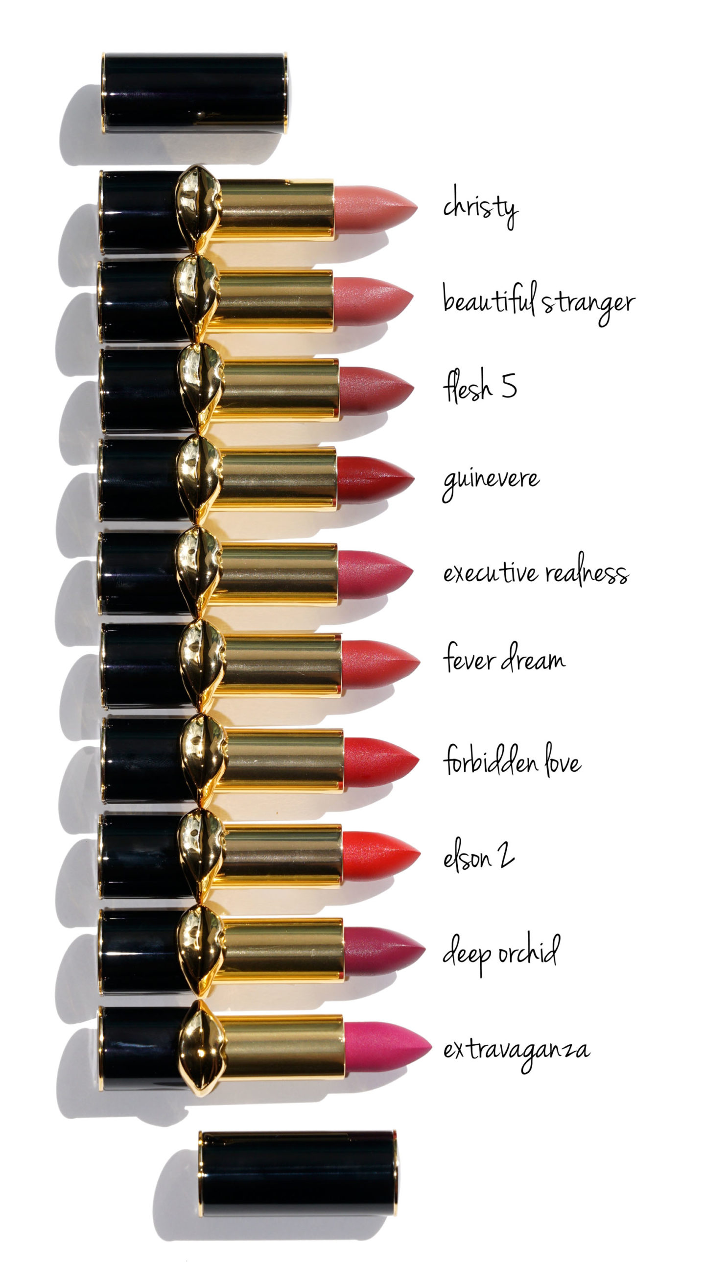 Échantillons de rouge à lèvres Pat McGrath MatteTrance | Le livre de beauté