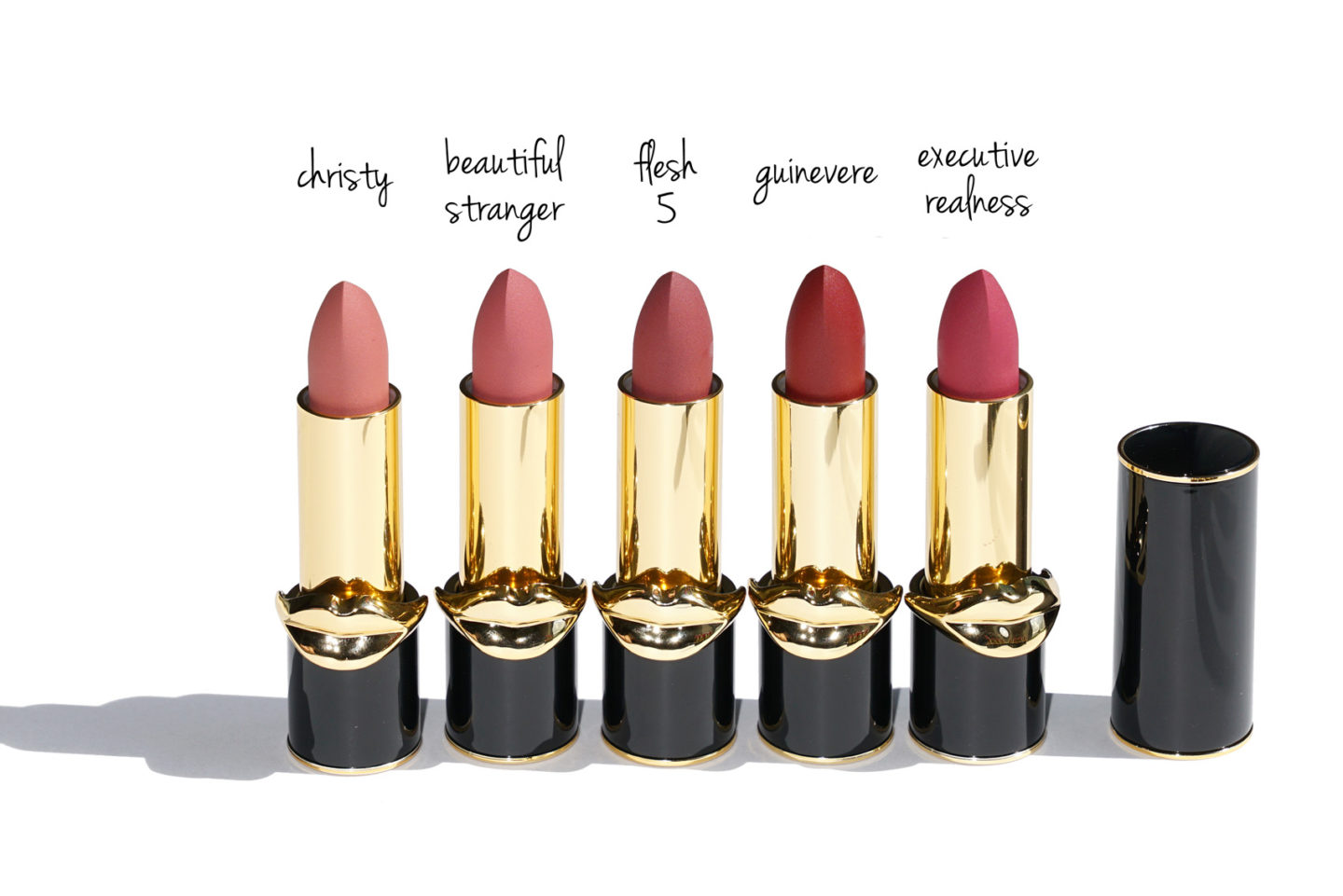 Pat McGrath MatteTrance Christy, bel étranger, chair 5, guinevere et réalisme | Le livre de beauté