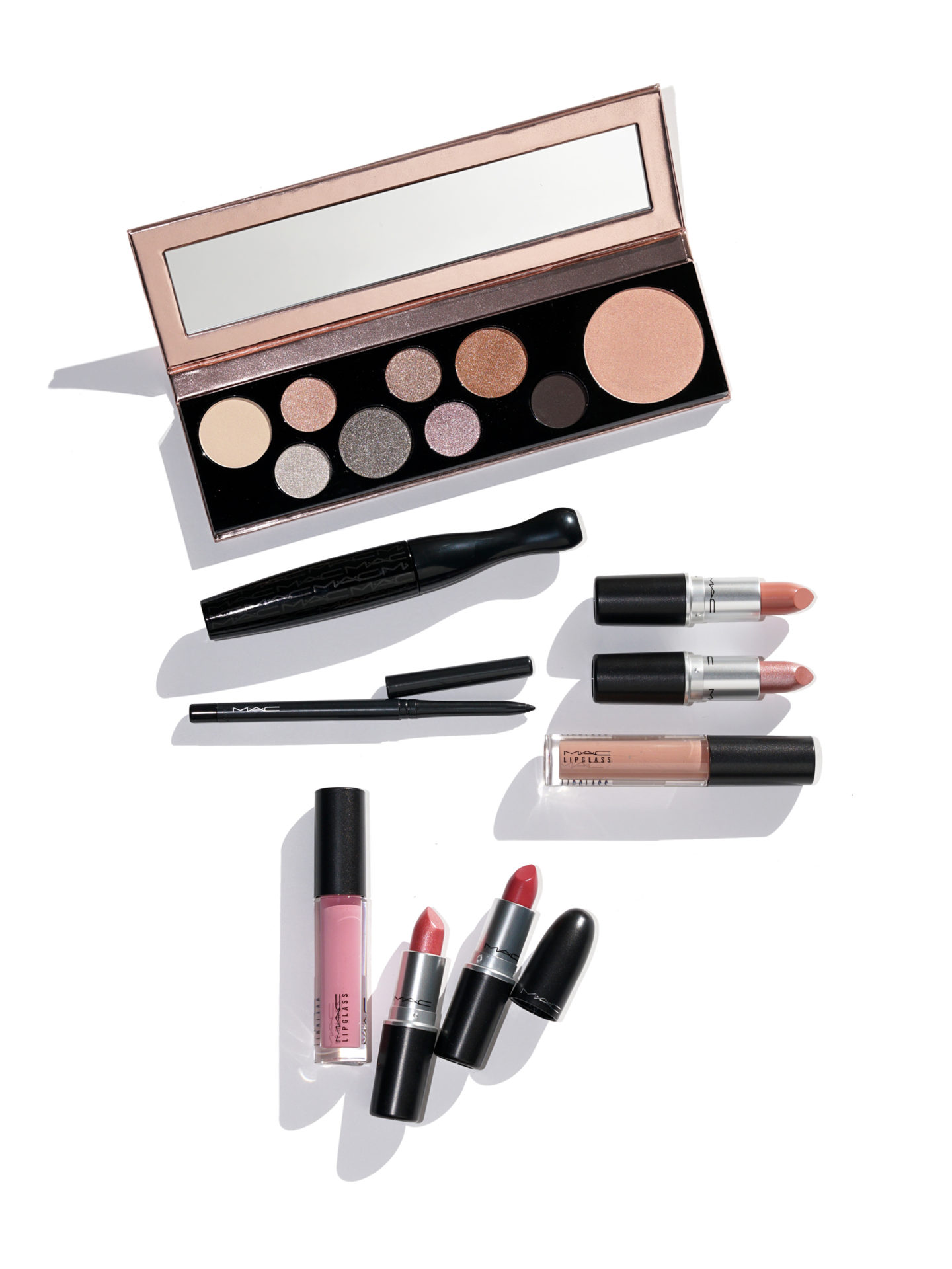Ensemble métallique MAC Nordy Girl, Trio à lèvres Nude et Trio à lèvres Pink Review