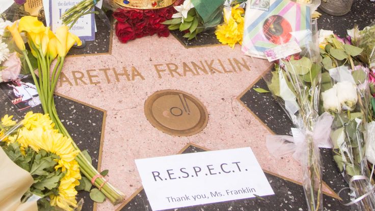 La star d'Aretha Franklin sur le Hollywood Walk of Fame 