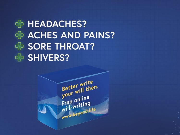 Une publicité Beyond vous blague 