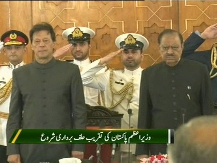 Imran Khan est assermenté Premier ministre du Pakistan