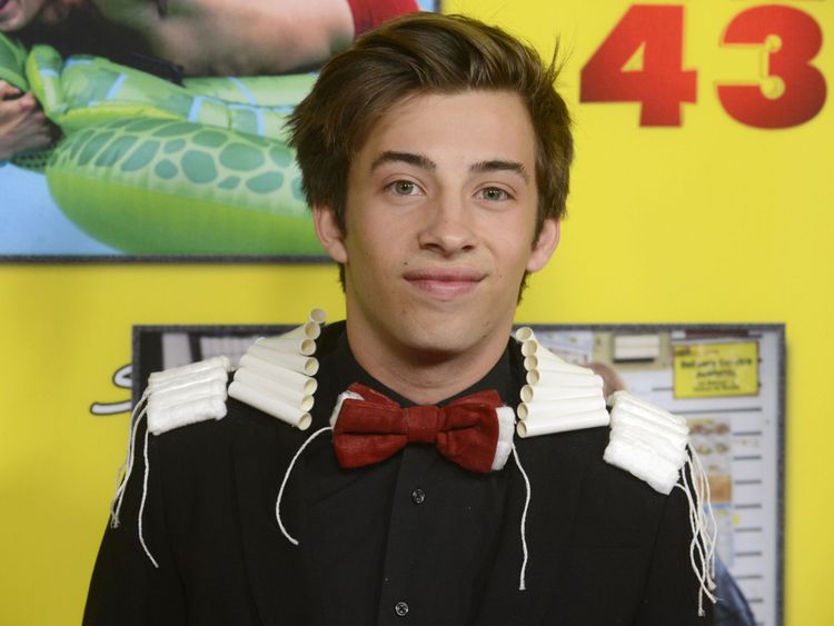 Jimmy Bennett à la première d'un film en 2013