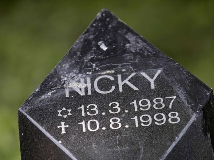 Le monument pour Nicky Verstappen, un garçon de onze ans