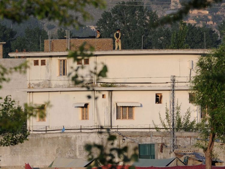 Oussama Ben Laden, à Abbottabad, au Pakistan, où il a été capturé