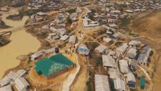 Camp de réfugiés de Rohingya à Cox's Bazar