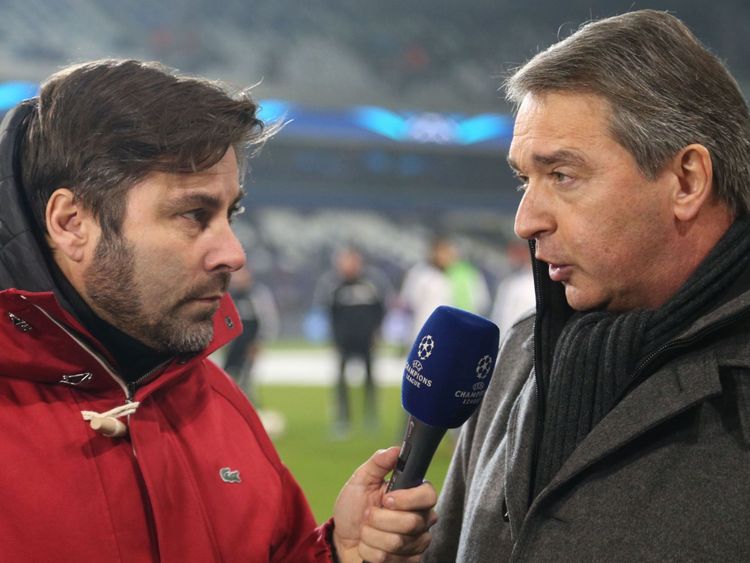 Stéphane Pauwels, à gauche, a été suspendu de ses fonctions au sein d'une importante chaîne de télévision belge