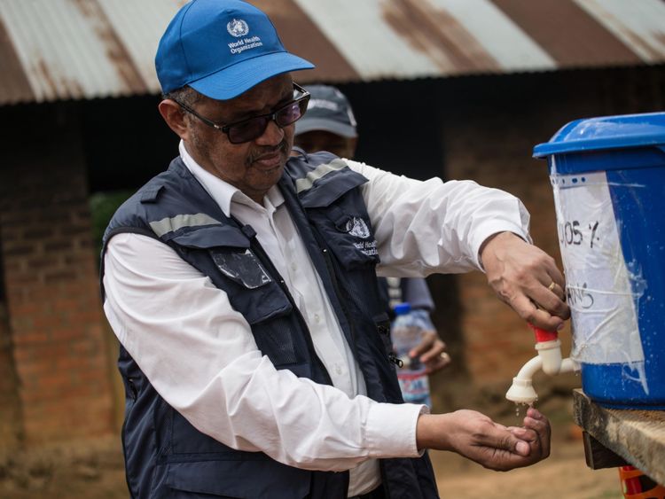 Directeur général de l'OMS (Organisation mondiale de la santé) Tedros Adhanom Ghebreyesus