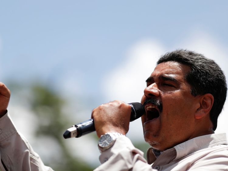 Président vénézuélien Nicolas Maduro