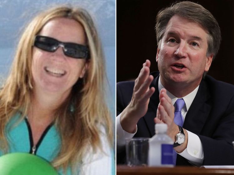 Christine Blasey Ford (photo: Researchgate.org) et Brett Kavanaugh
