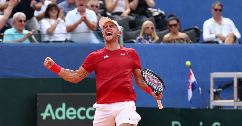 La Croatie mène 2-0 contre les États-Unis en demi-finale de la Coupe Davis