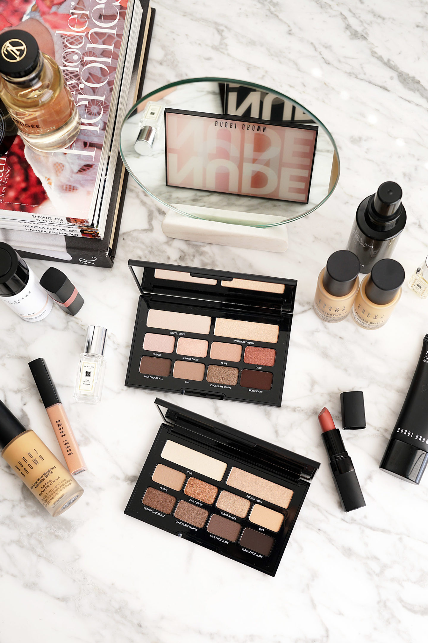 Revue de la palette de fard à paupières Bobbi Brown Nude on Nude