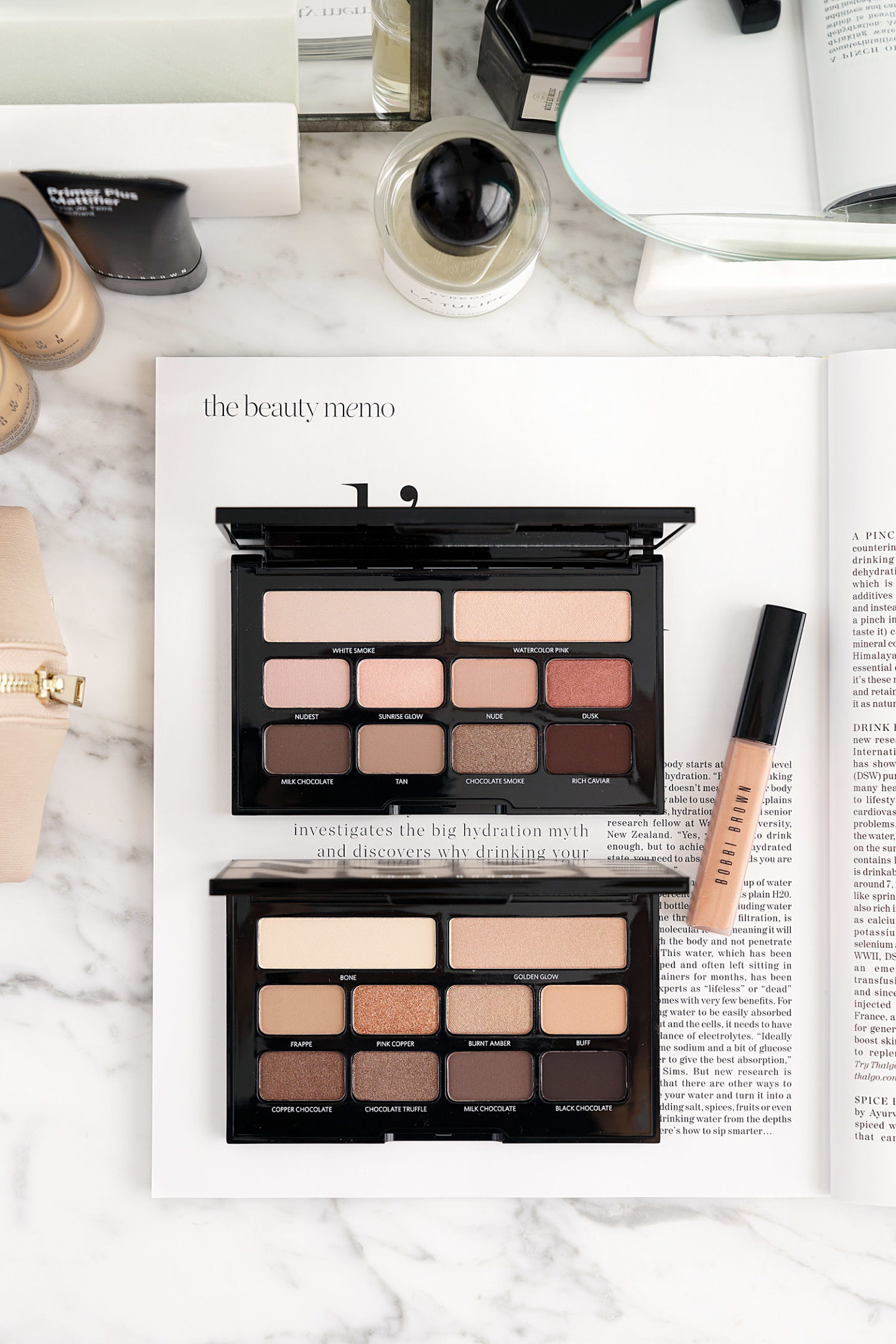 Revue de la palette de fard à paupières Bobbi Brown Nude on Nude Rosy and Bronzed