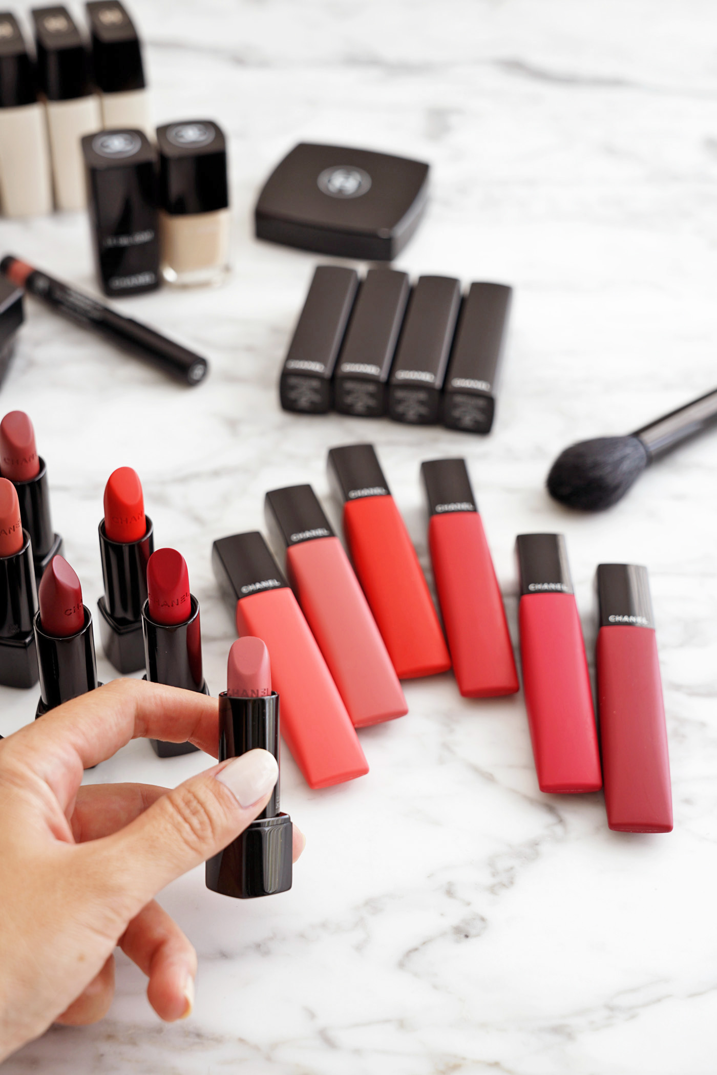 Chanel Rouge Allure Velours Extreme et liquide en poudre