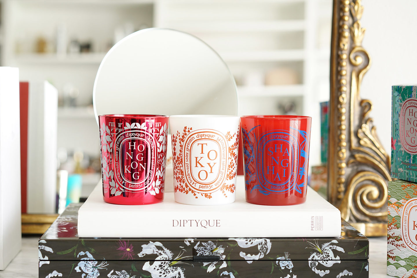 Diptyque City Candles Hong Kong, Tokyo et Shanghai