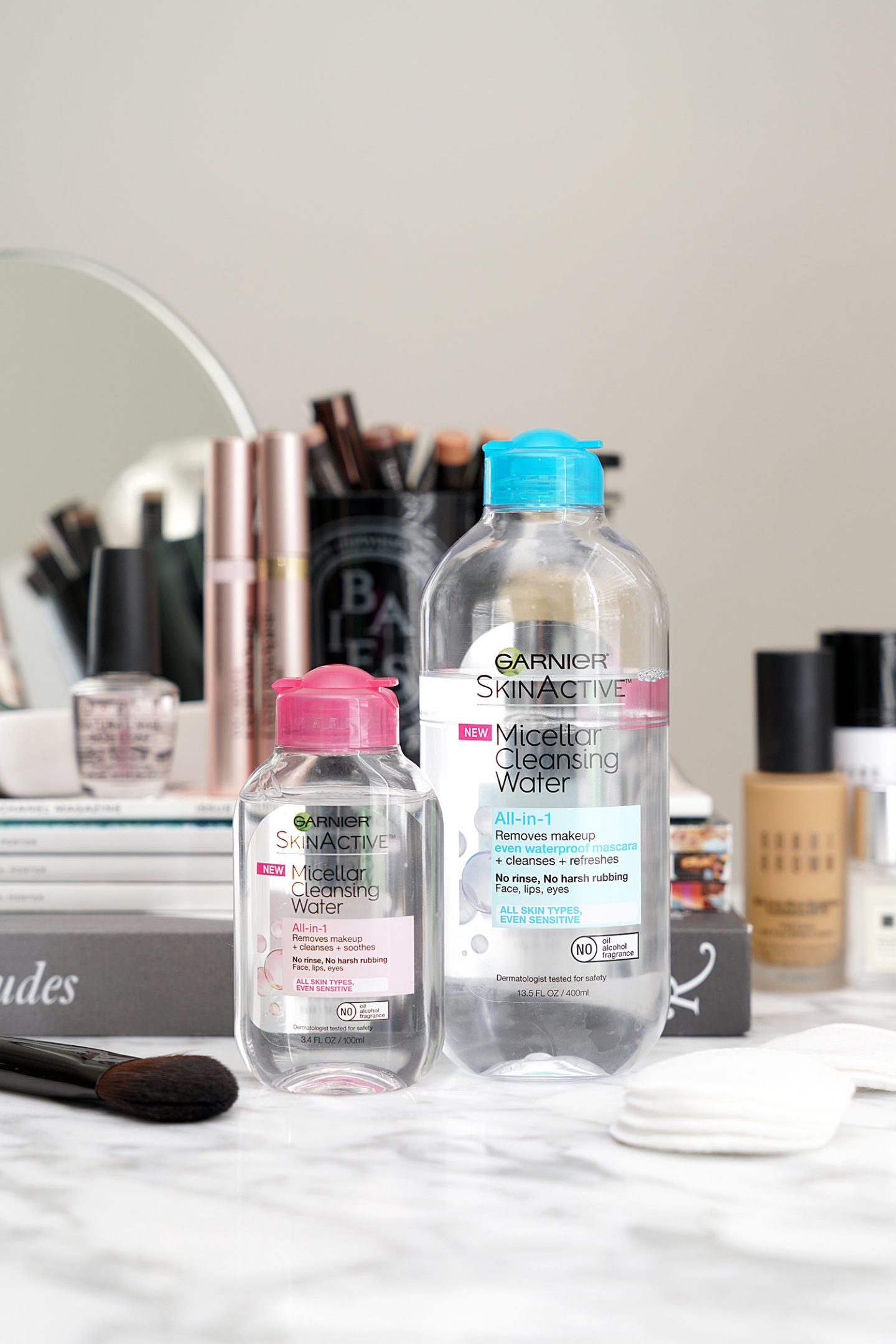 Les eaux nettoyantes micellaires de Garnier