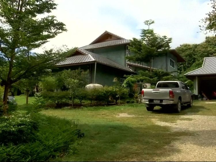 La maison d'Alan Hogg et sa femme Nott