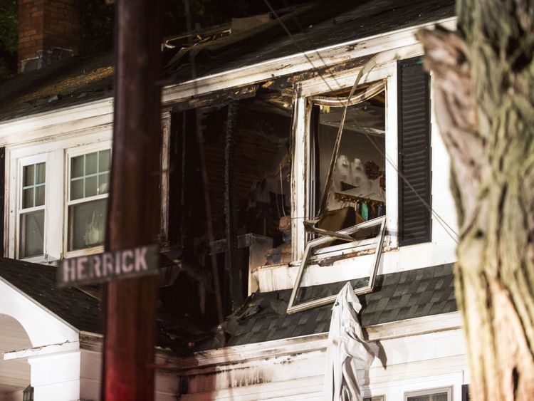 Un résident a décrit les scènes dans le Massachusetts comme étant la destruction totale.