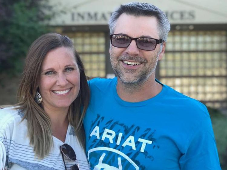 Josh Horner avec sa femme Kelli. Pic: Projet Innocence en Oregon
