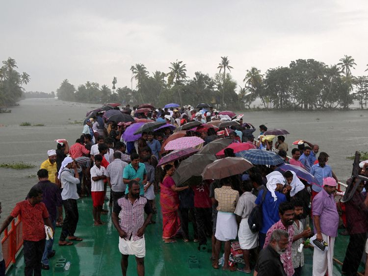 Un total de 1,4 million de personnes ont été forcées de quitter leur foyer pendant la saison de la mousson de 2018 au Kerala