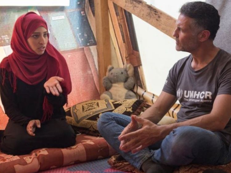 Khaled Hosseini s'est rendu au Liban en juin 2018. Pic: HCR / Andy Hall