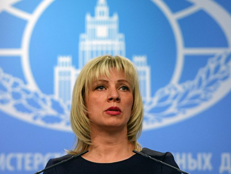 La porte-parole du ministère russe des Affaires étrangères, Maria Zakharova, a déclaré que Theresa May n'était pas informée