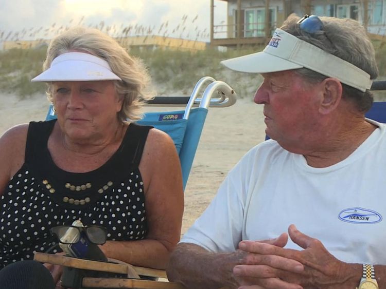 Martha et Jeddy craignent de perdre leurs maisons de vacances à l'ouragan Florence