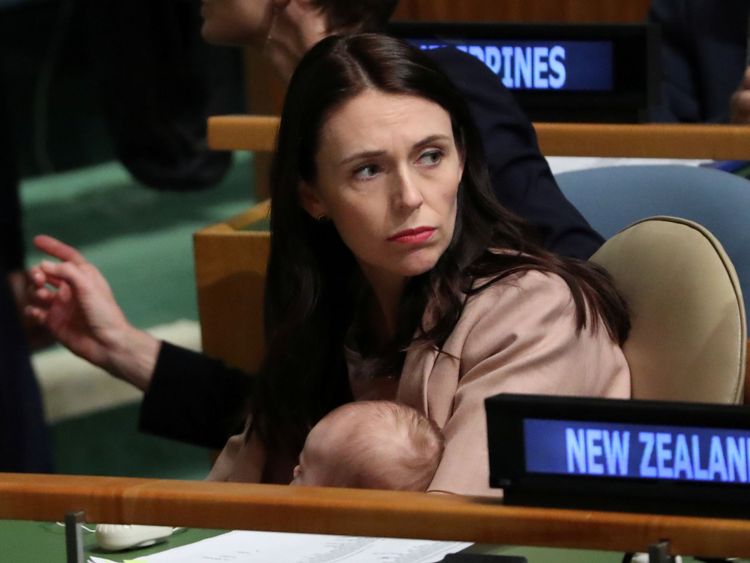 Arrivée du Premier ministre néo-zélandais Jacinda Ardern au Sommet de la paix Nelson Mandela, lors de la 73ème Assemblée générale des Nations Unies à New York, aux États-Unis, le 24 septembre 2018. REUTERS / Lucas Jackson