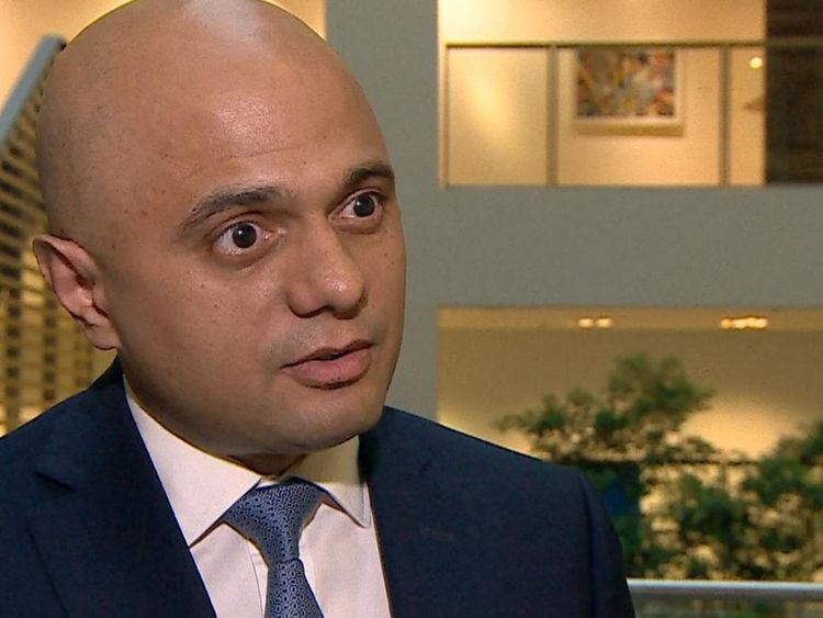 Le ministre de l'Intérieur Sajid Javid, député, remercie les services d'urgence et dit que ses pensées accompagnent les blessés après l'attaque de la voiture.