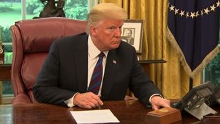 Il y avait un retard dans la connexion du président Donald Trump au président mexicain, lors d'un appel téléphonique sur le commerce