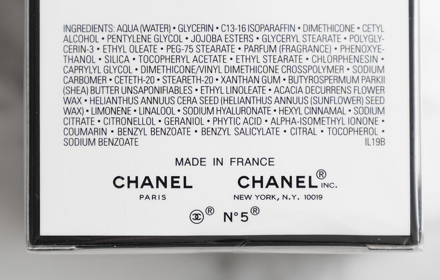 Revue de la crème Chanel No 5 L'Eau On Hand