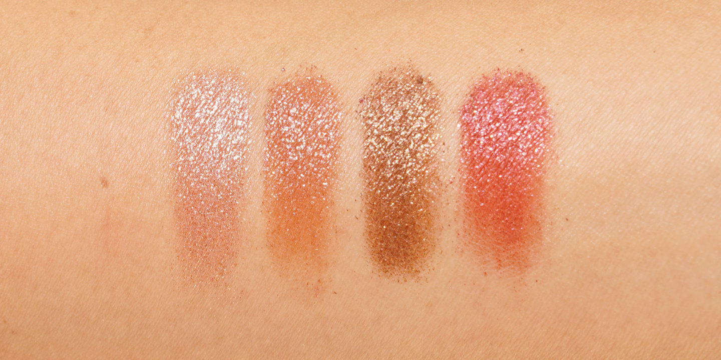 Charlotte Tilbury Palette de luxe Pops Swarches Supersonic Girl