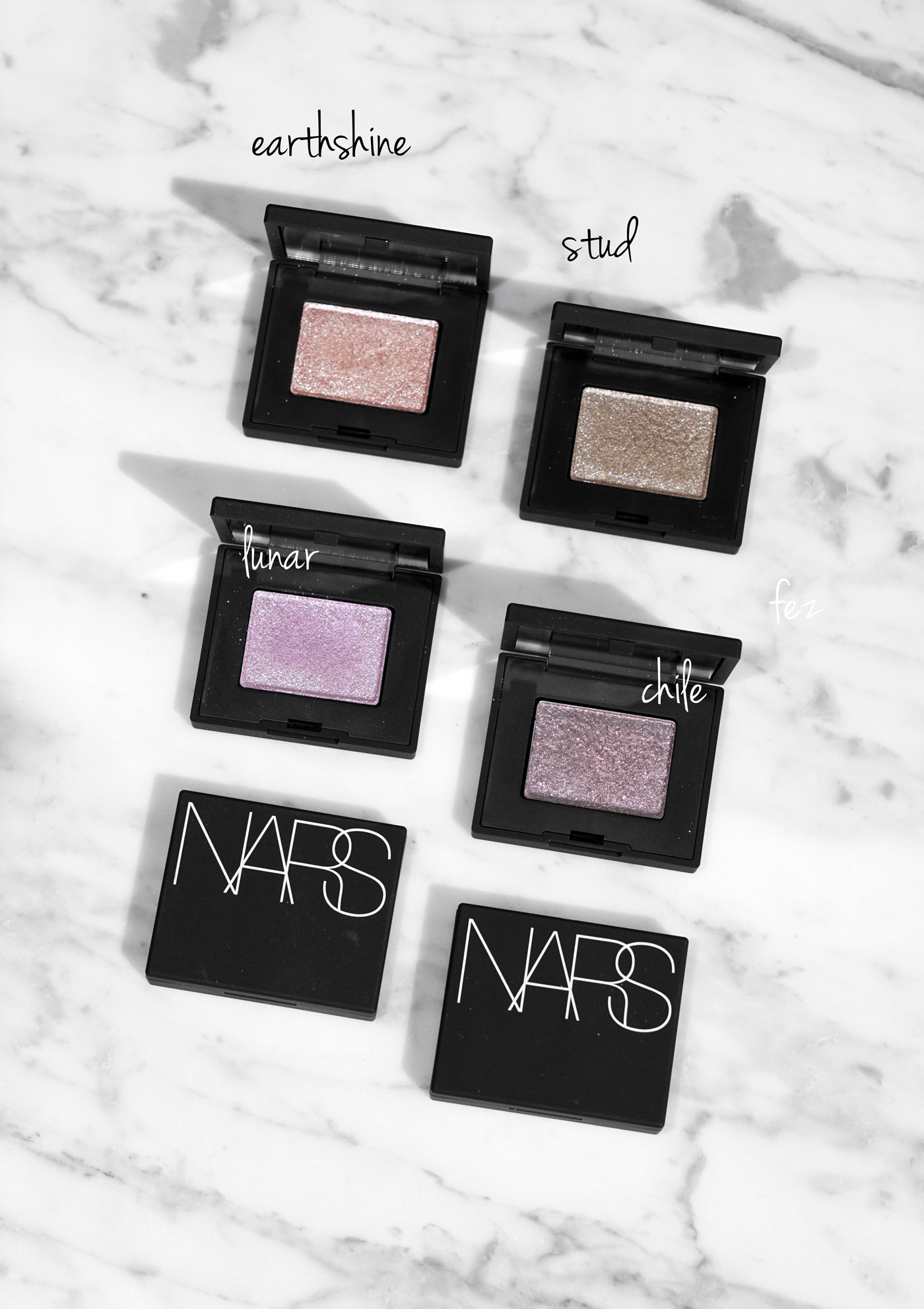 Ombre à paupières câblée NARS, Haras, Lunar et Chili