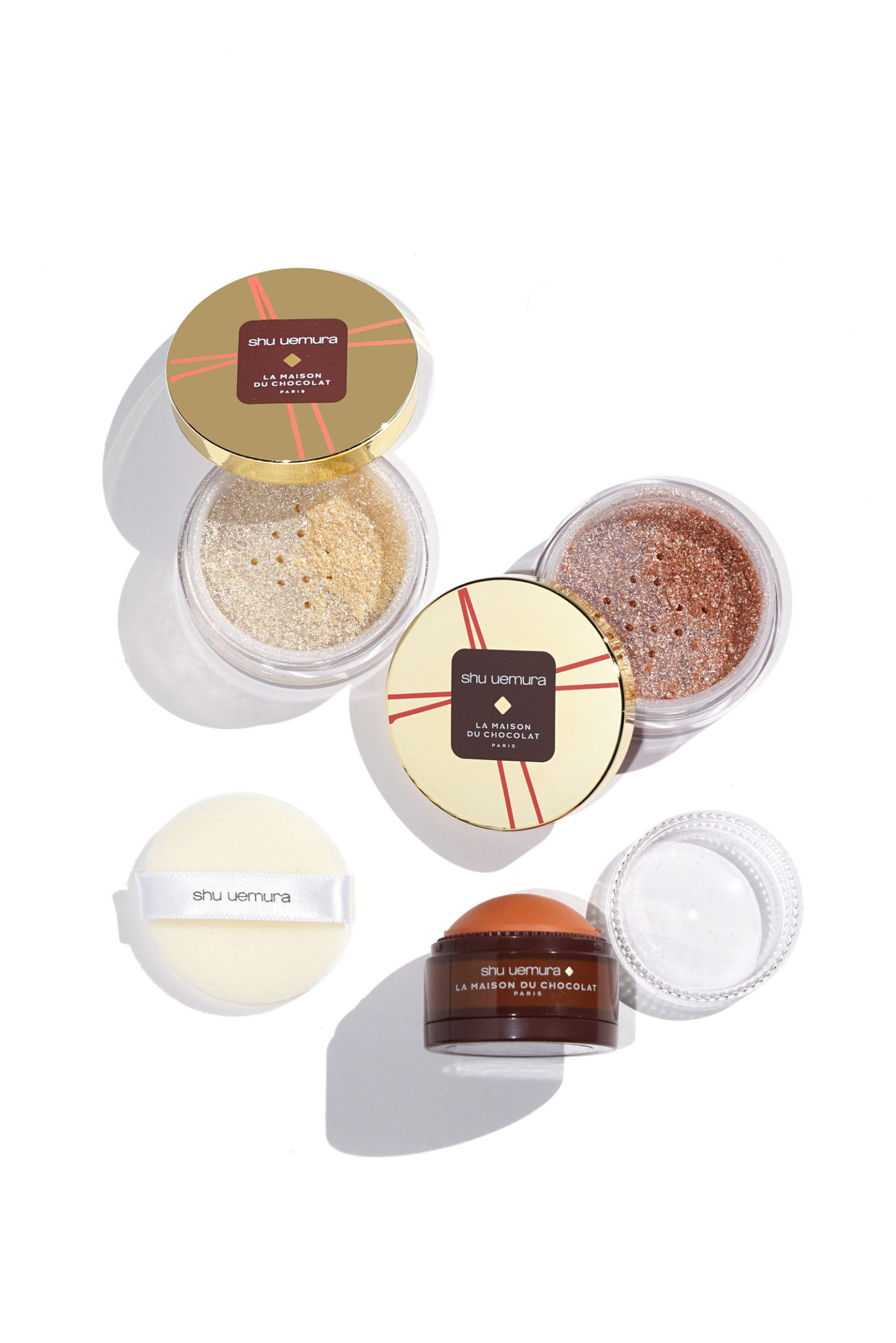 Nuancier Shu Uemura Shimmer Poudre et Creamy Dome Blush