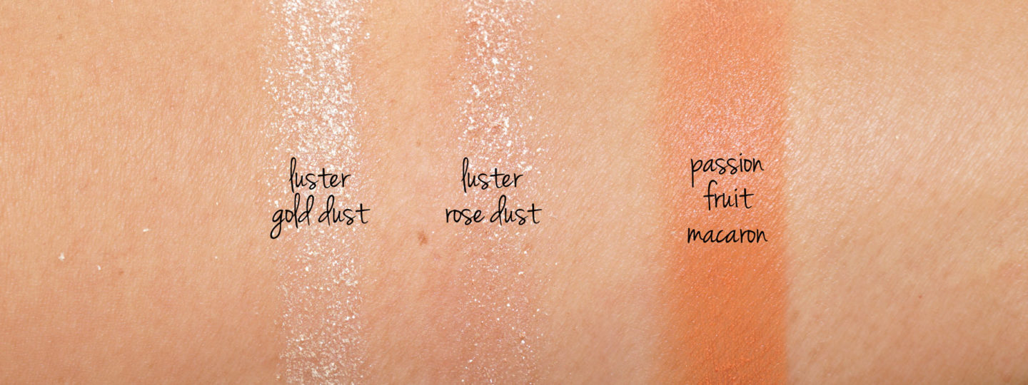 Nuancier Shu Uemura Shimmer Poudre et Creamy Dome Blush