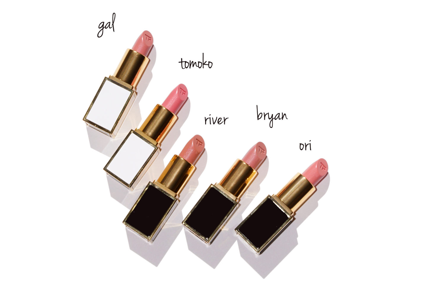 Tom Ford, couleur pour les lèvres des garçons et des filles, Tomoko, rivière, Bryan, Ori